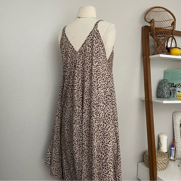 Leopard Harem Pant Style Jumpsuit - Picture 4 of 6